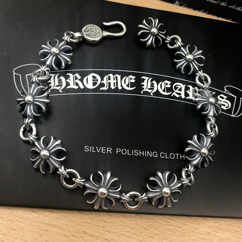 Chrome hearts bracelet punk hip hop brand rough