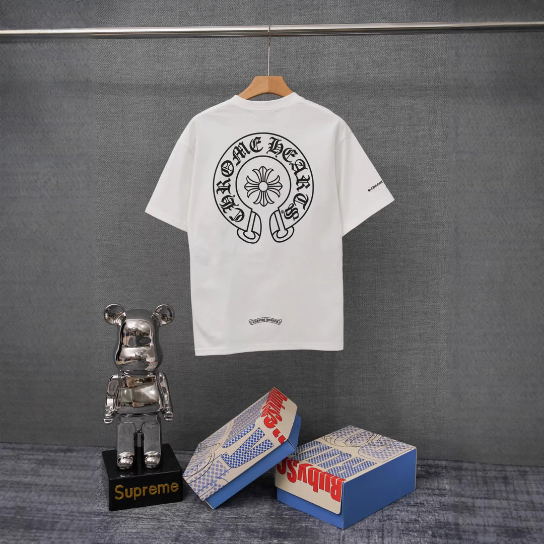 Chrome Hearts Summer Printed Short-Sleeve T-Shirt