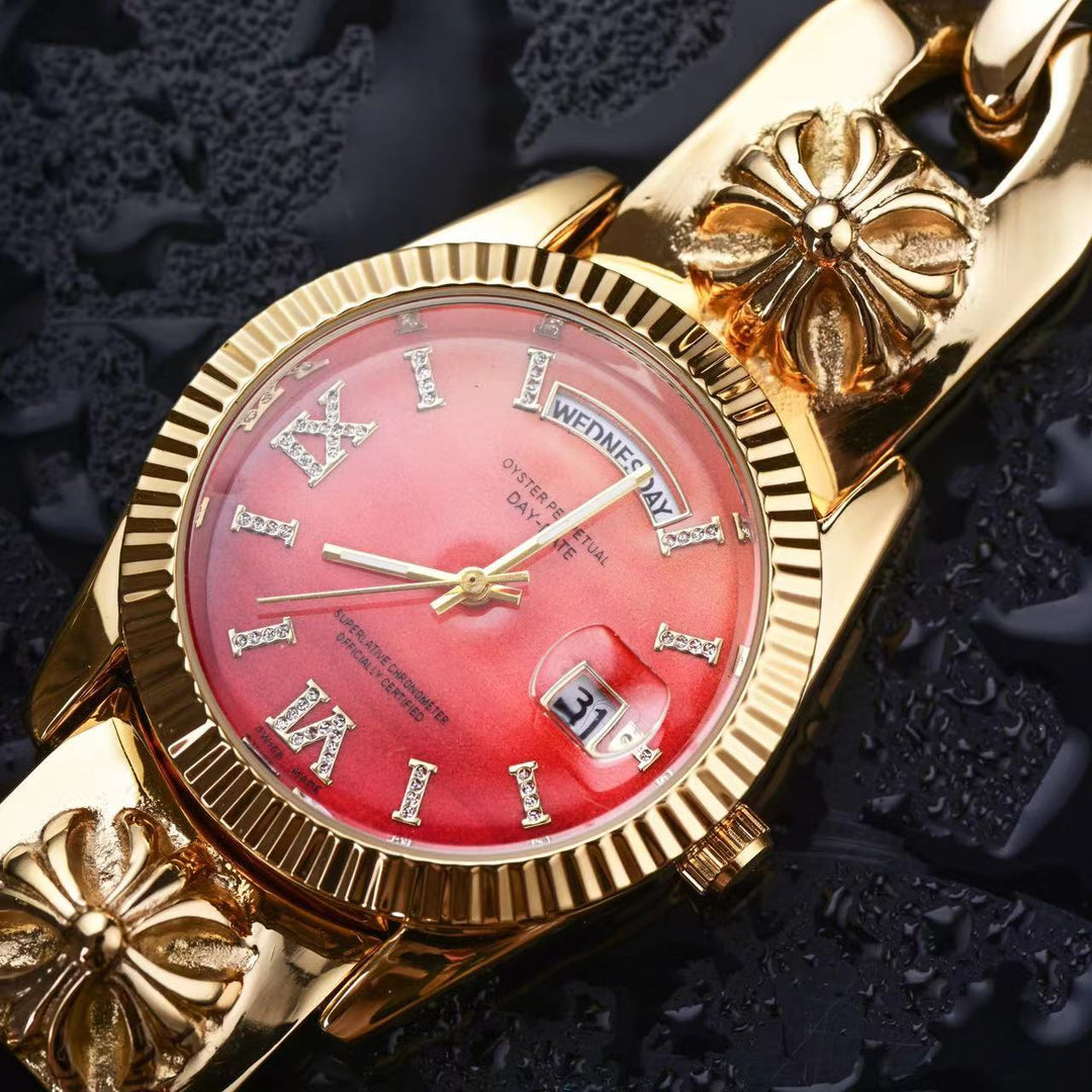 Chrome Hearts-Inspired "Alien" Y2K Mechanical Watch