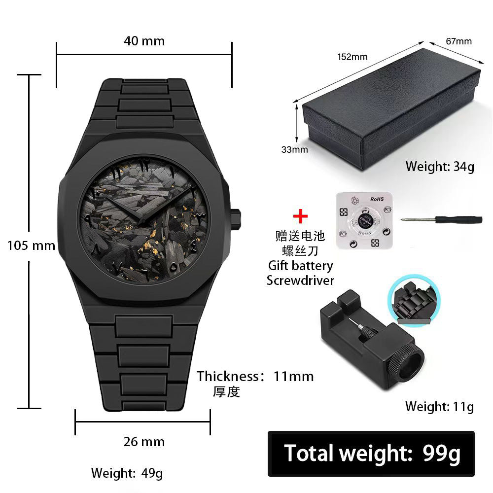 Sports-Style Waterproof Plastic Watch with Arabic Numerals
