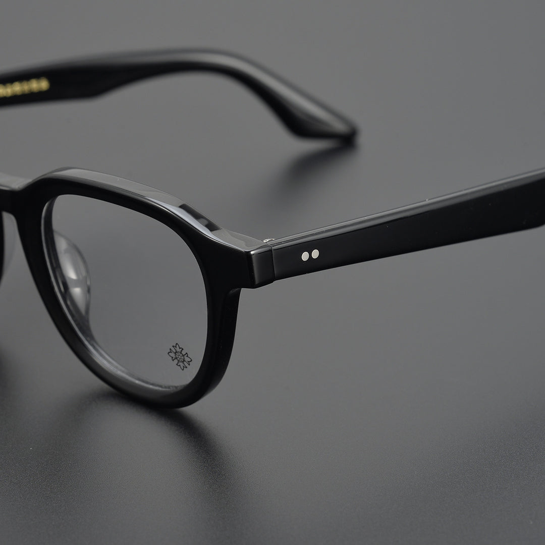 Purely Handmade Acetate Frames Bold Retro Eyeglasses