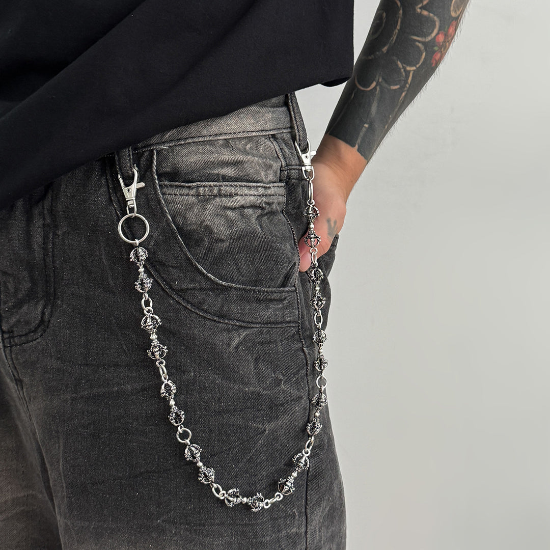 Hip-Hop & Punk Style Metal "Magic Wand" Pant Chain