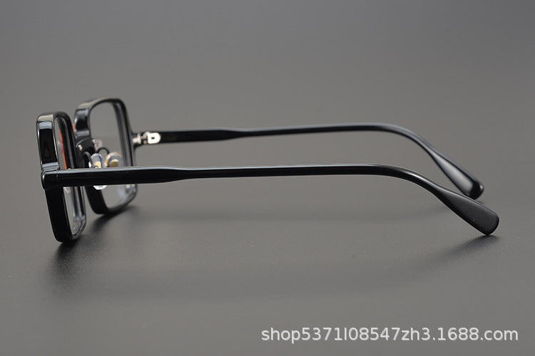 Retro Square Large Frame Glasses