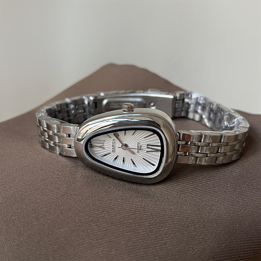 Snake-Head Steel-Band Quartz Watch