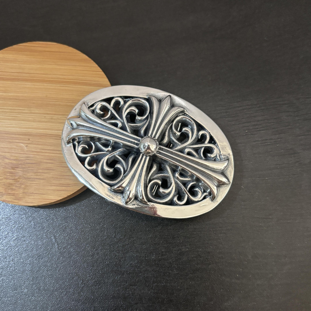 Chrome Hearts Men's Retro Cross Belt Buckle Accessories