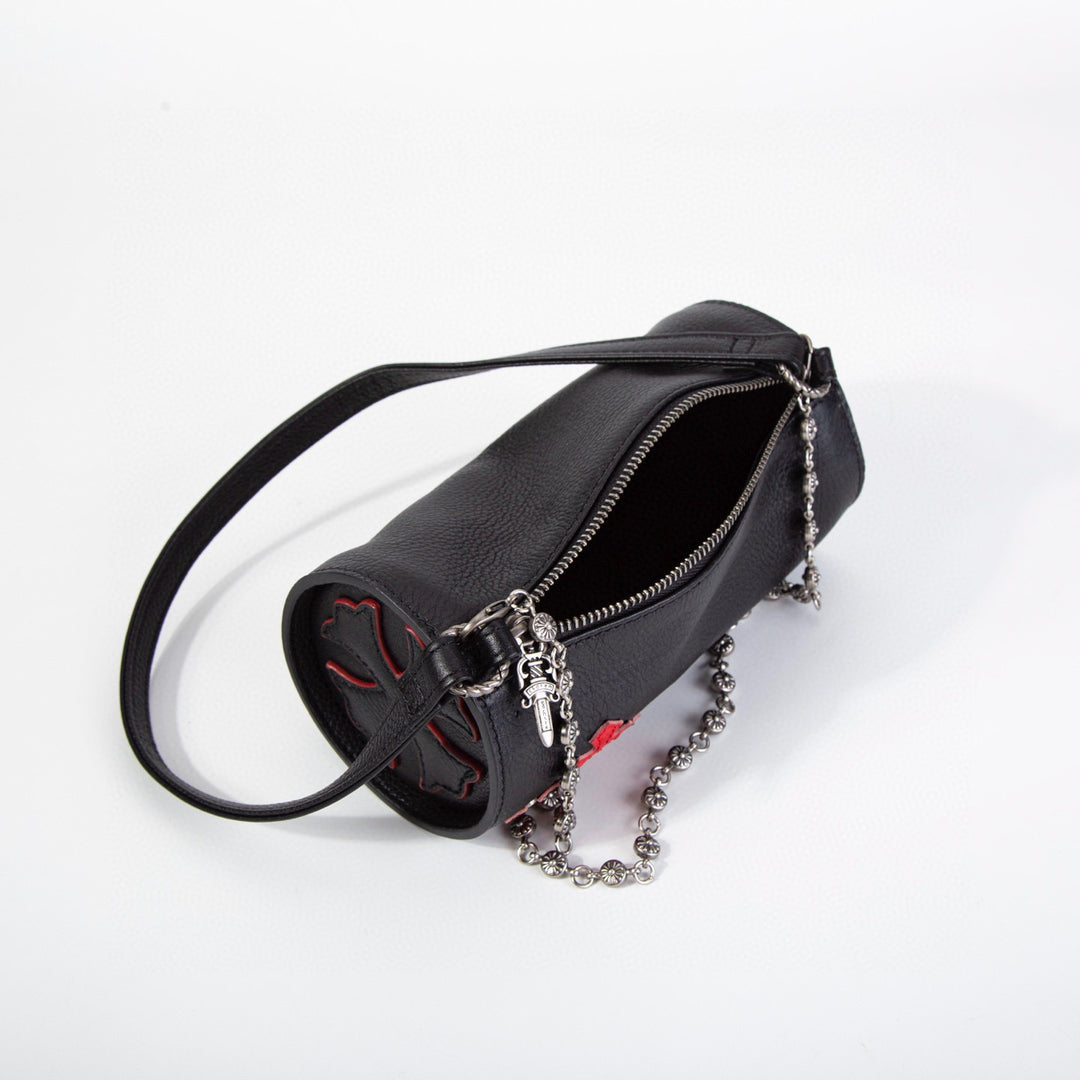 Chrome Hearts cross pencil mini cylindrical handbag