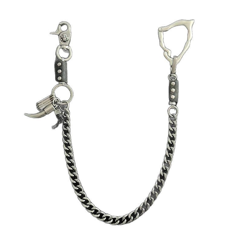 Hip-Hop Street Style Distressed Pants Chain