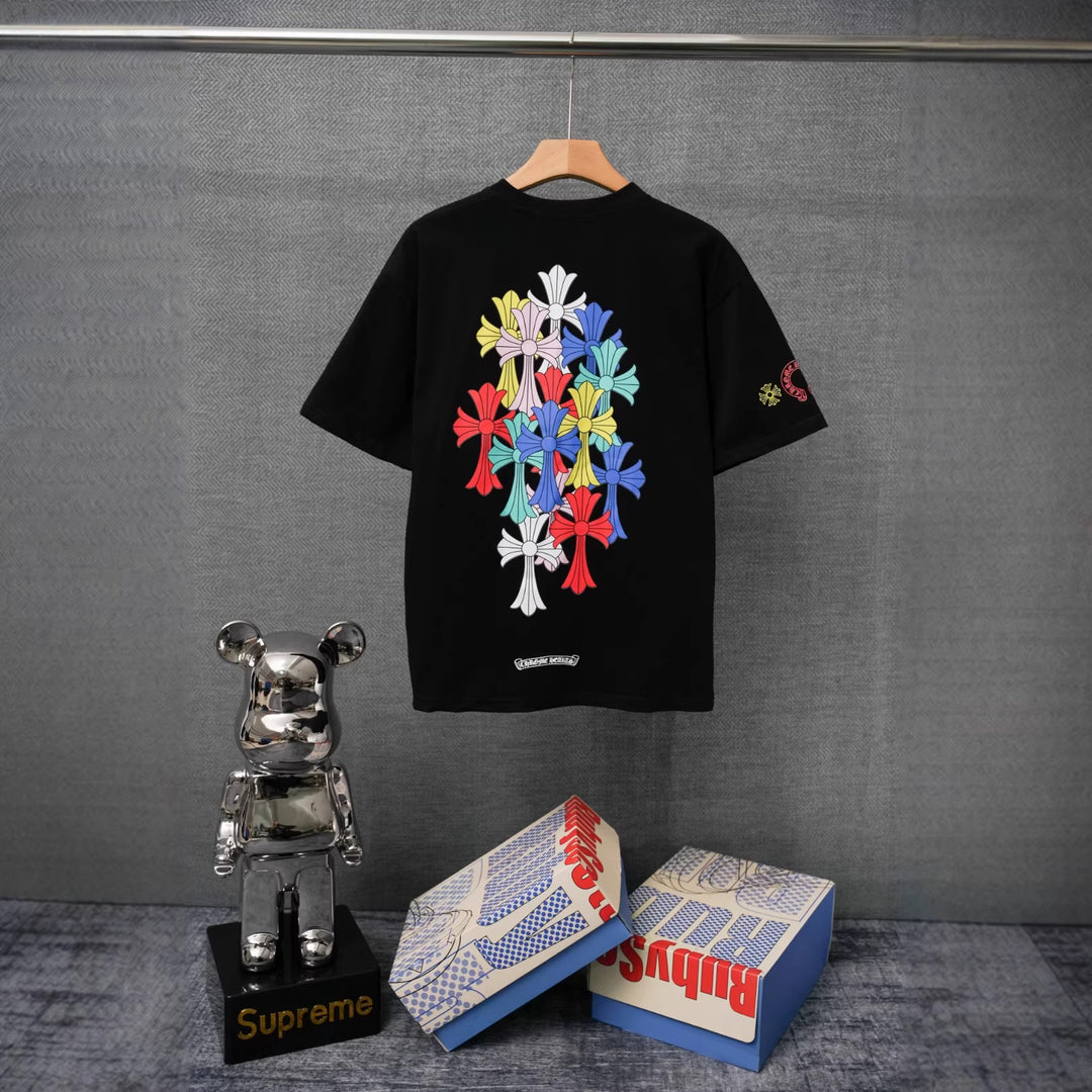 Chrome Hearts Summer Printed T-Shirt Short-Sleeve