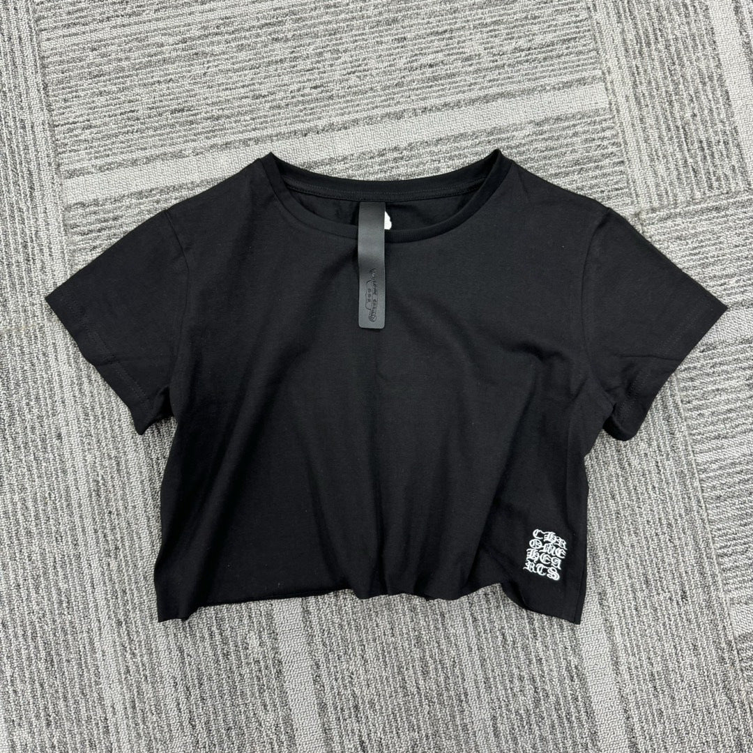 Chrome Hearts Embroidered Cross Women's Short-Sleeve T-Shirt