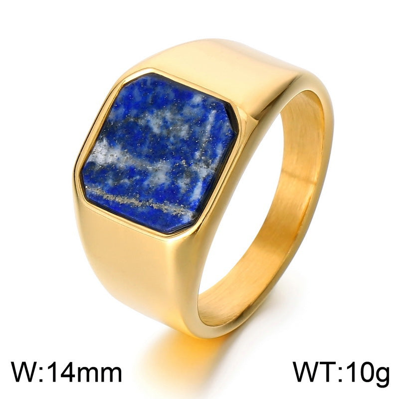 Bold and retro amber stone jewelry