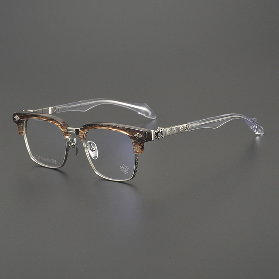 Chrome Hearts Hand-Carved Business Eyeglasses