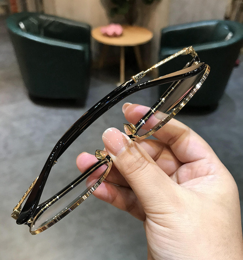 Chrome Hearts Browline Frames with Intricate Engraving