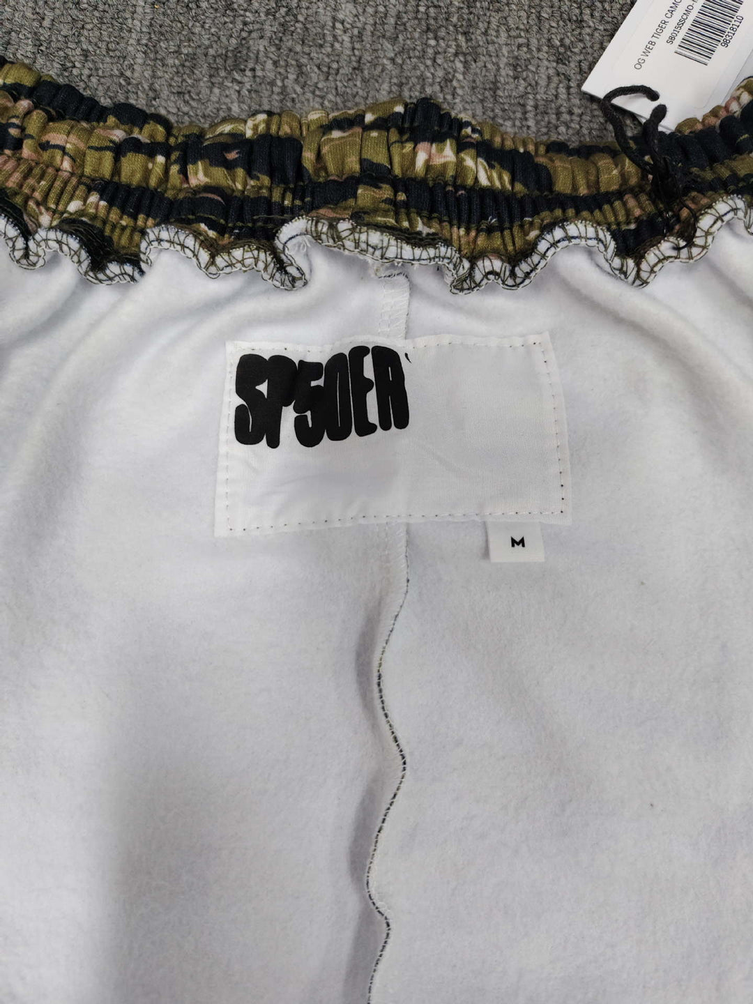 Sp5der retro drawstring basketball shorts
