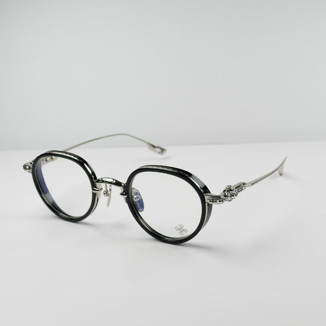 Chrome Hearts Cross-Carved Sunglasses