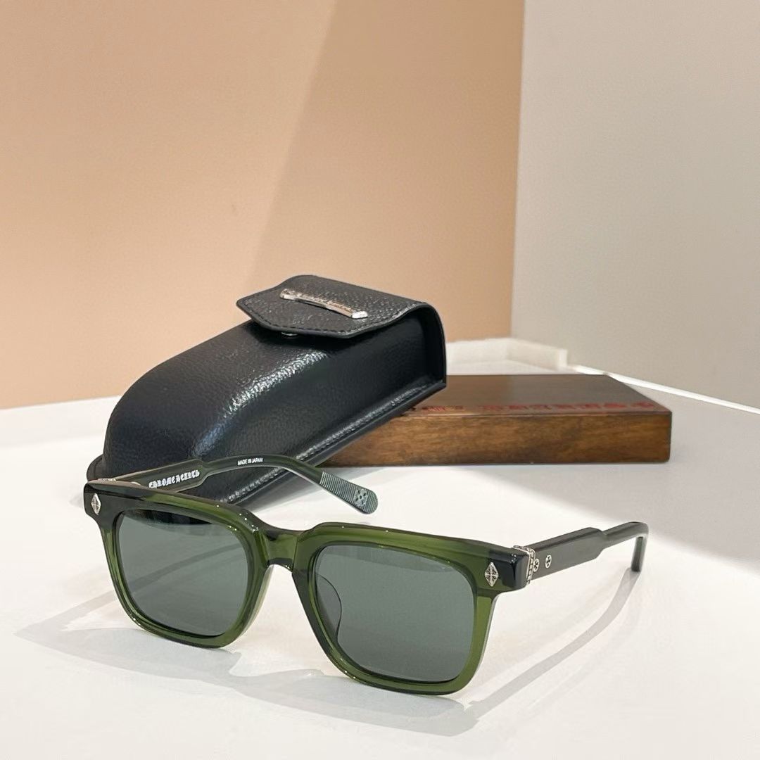 Chrome Hearts AMB Square-Frame Sunglasses
