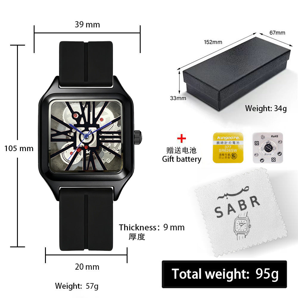 Stylish Waterproof Wristwatch with Calendar
