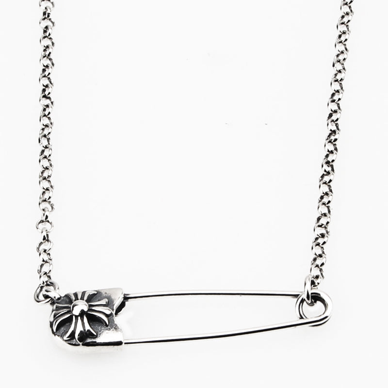 chrome hearts cross pin necklace