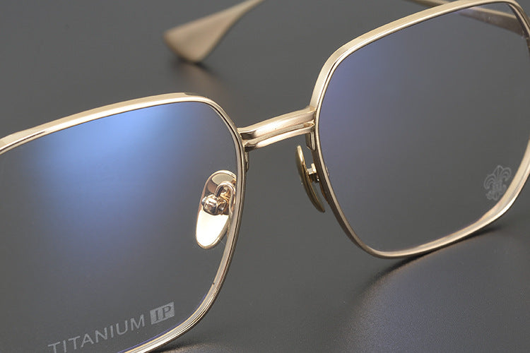 Chrome Hearts pure titanium glasses with cross carved frames