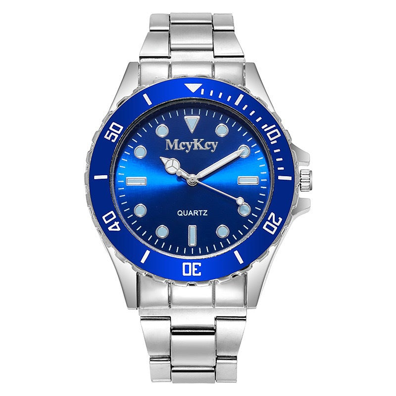 Business luminous quartz watch for students