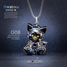 Gera Tony the Cat Cyberpunk Disney Necklace Pendant Keychain