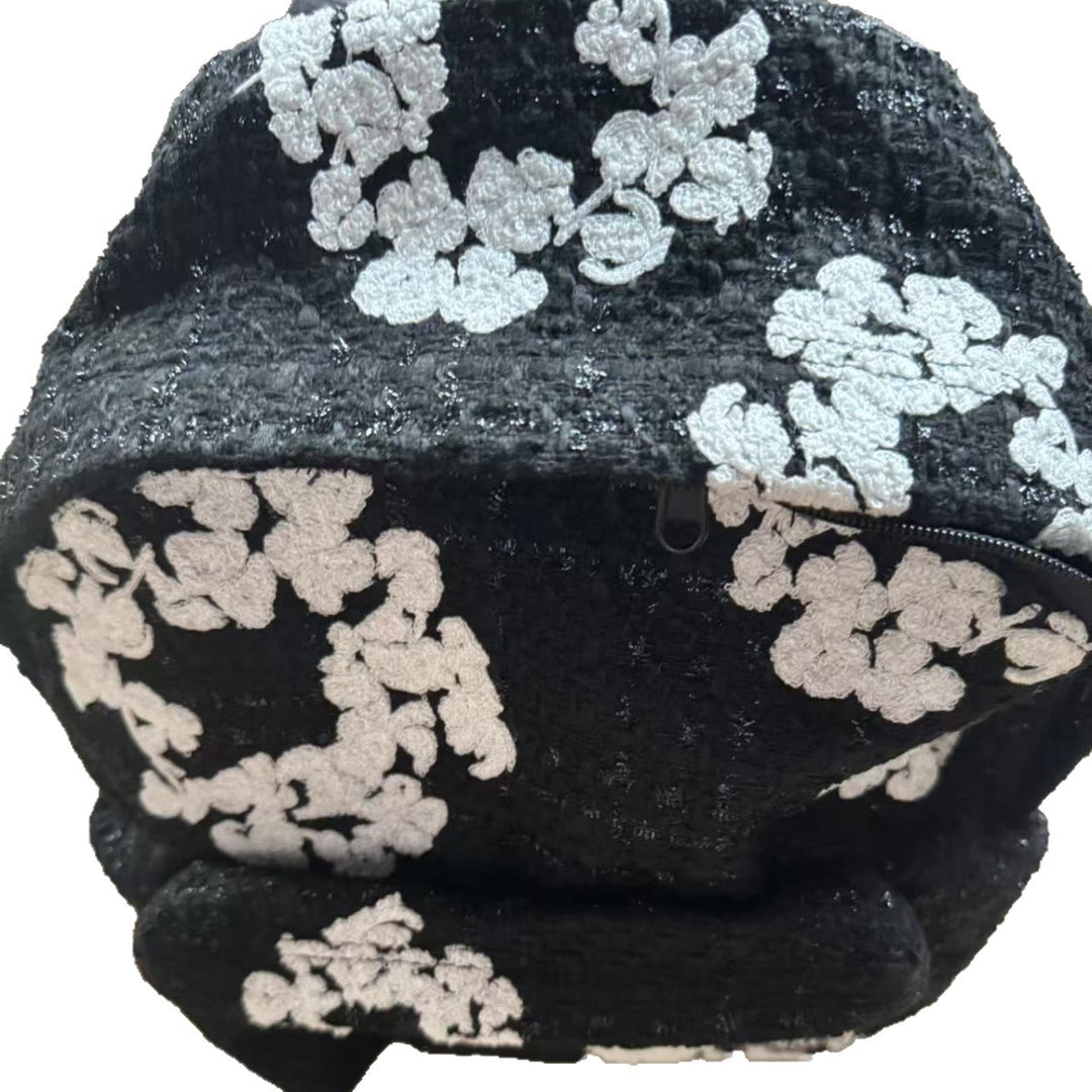 DENIM TEARS Chanel-inspired Exquisite Embroidery Backpack