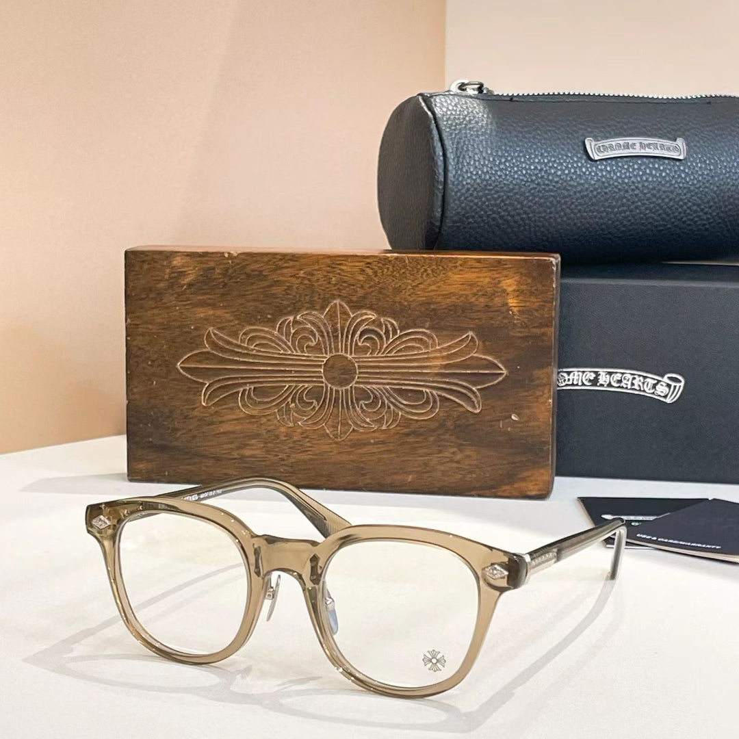 Chrome Hearts Irregular Eyeglasses with Nose Pads