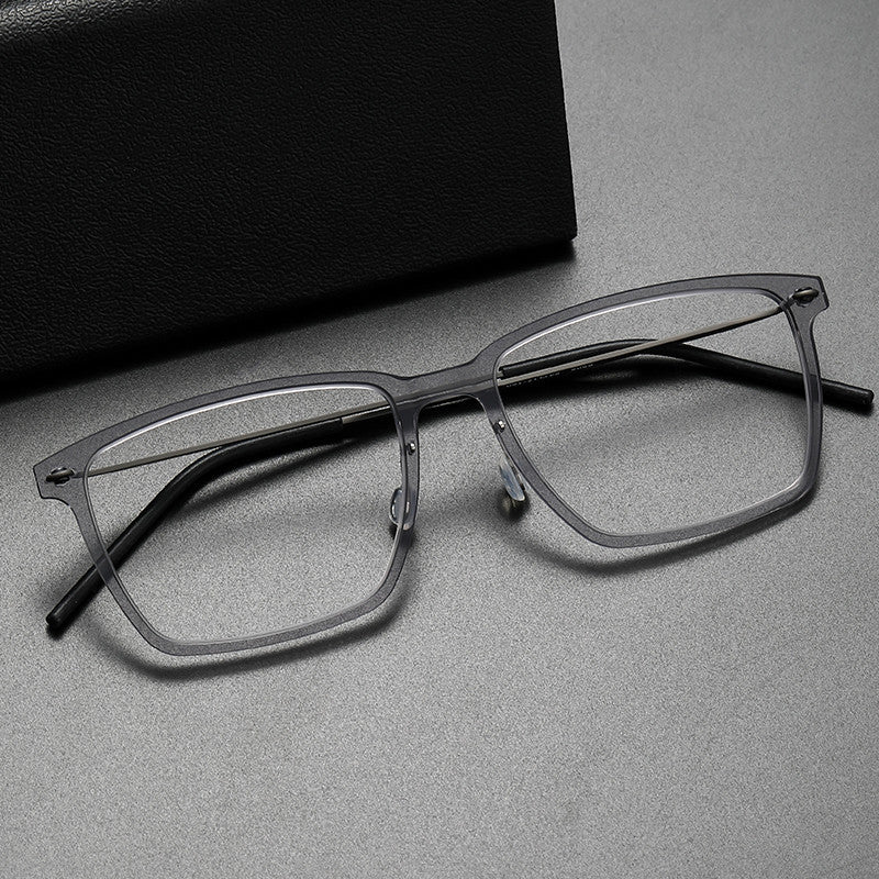 Slimming nylon frames pure titanium glasses