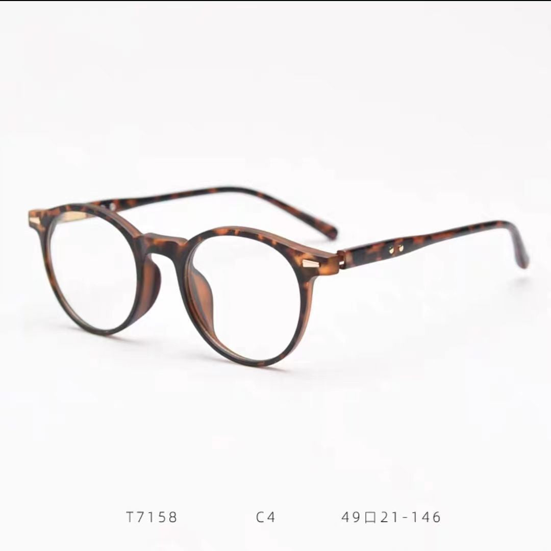 Boston Style Rivet Details Prescription Glasses