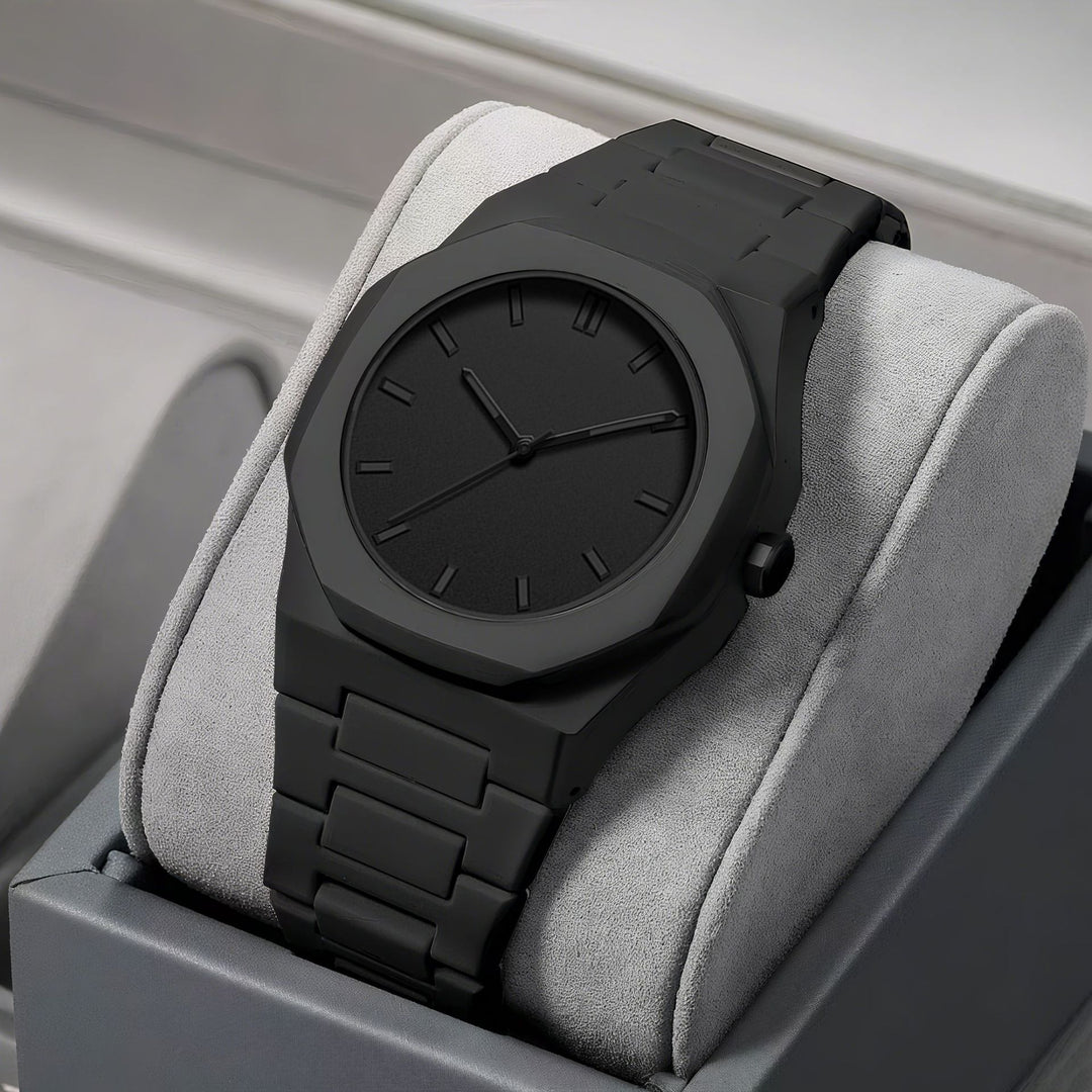 Sports-Style Waterproof Plastic Watch with Arabic Numerals