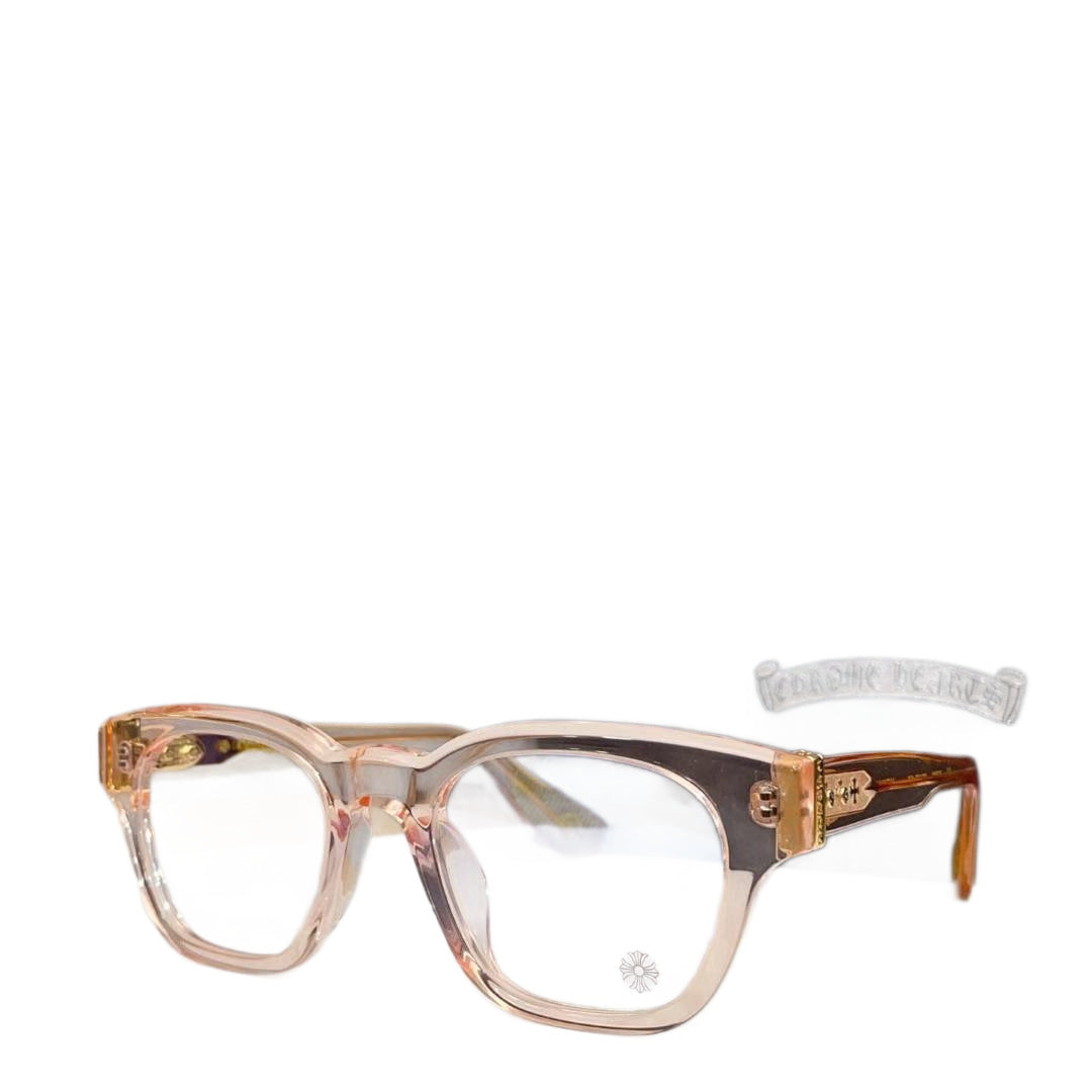 Chrome Hearts Round-Frame Glasses for Stylish Men