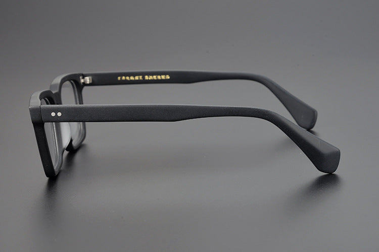 Handcrafted Square Retro Acetate Eyeglasses
