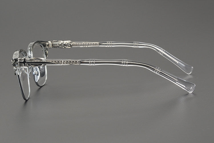 Chrome Hearts Hand-Engraved Vintage Browline Eyeglasses
