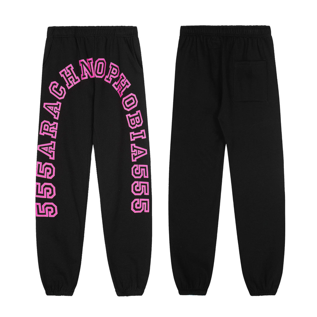 Sp5der555555 Spiderweb Foam Print Sweatshirt Set