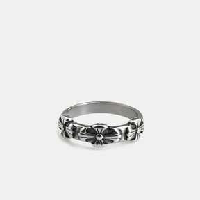 Chrome Hearts Cross Flower Forever Couple Rings