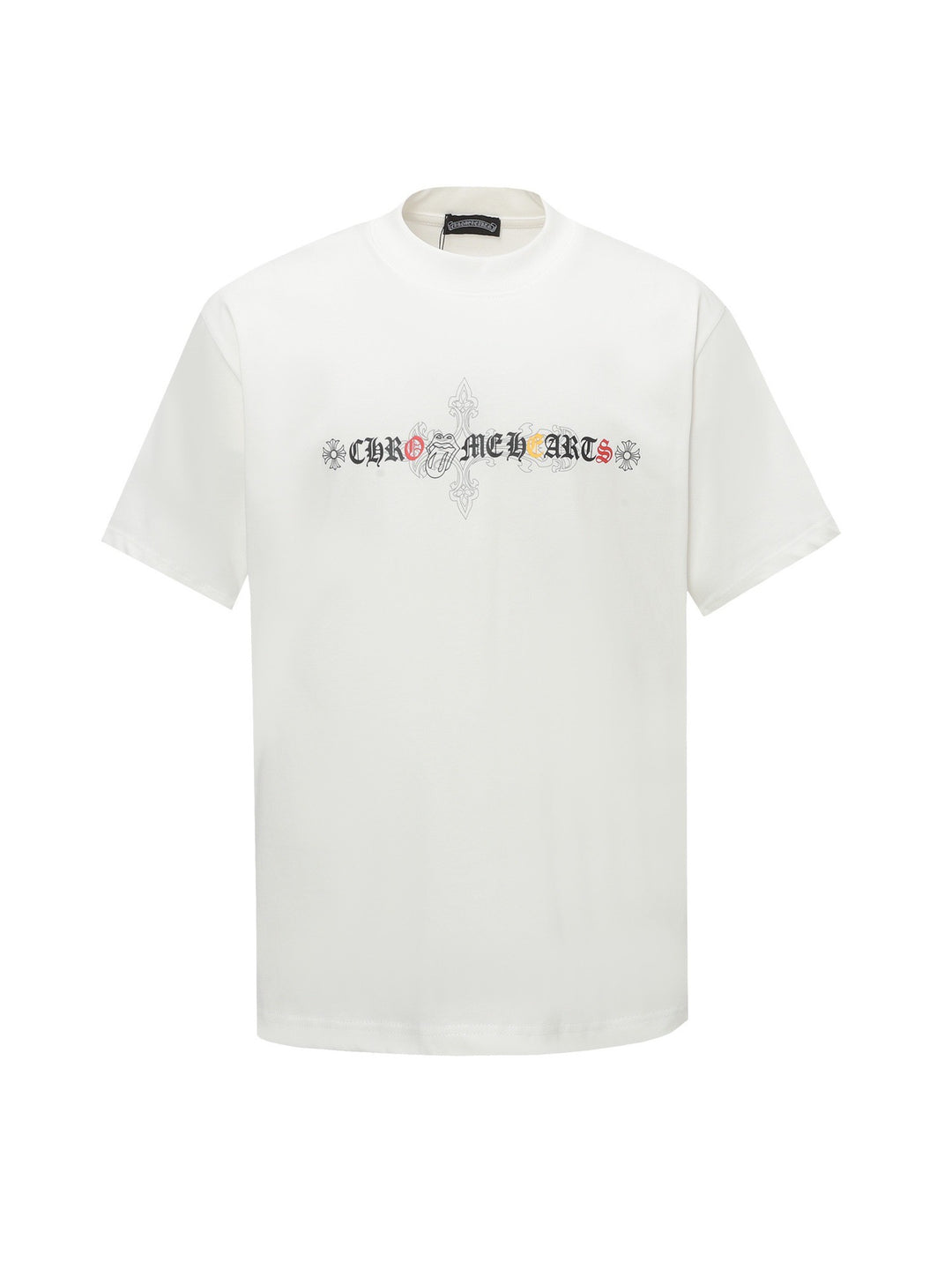 Chrome Hearts Personalized Cross Print Short-Sleeve T-Shirt