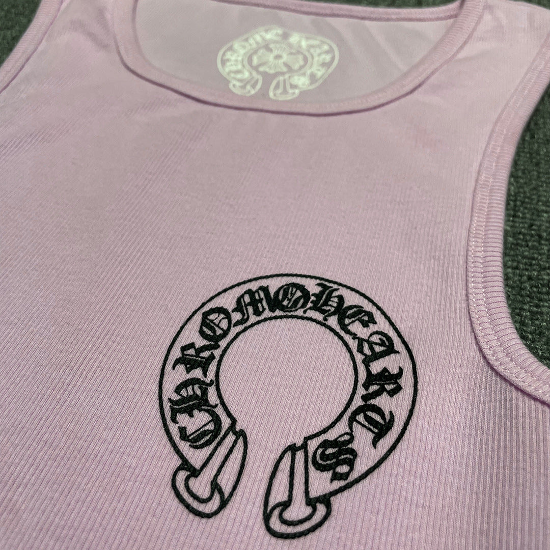 Chrome Hearts Manga Girl Print Vest Dress
