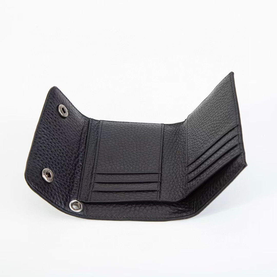 Chrome Hearts snap closure multi-functional clutch wallet
