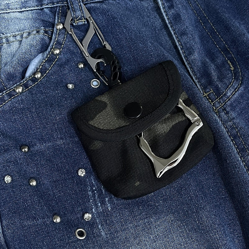 Outdoor Camouflage Portable Earphone Bag Coin Purse Key Pouch