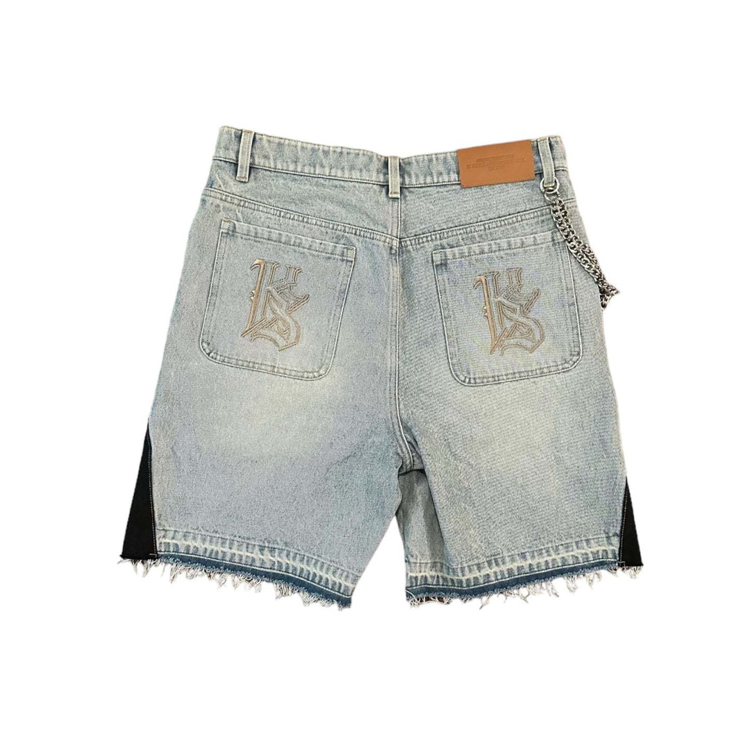 Wasteland-Style Embroidered & Appliquéd Shorts