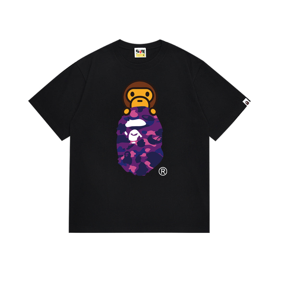 BAPE Summer Camouflage Ape Head Short-Sleeve T-Shirt