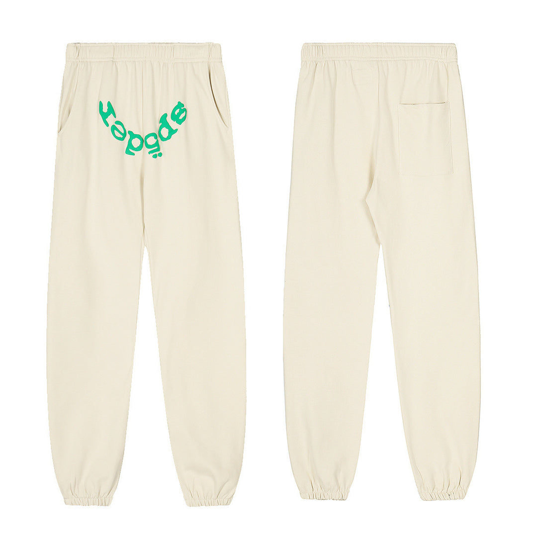 Sp5der555555 Spiderweb Foam Print Sweatshirt Set