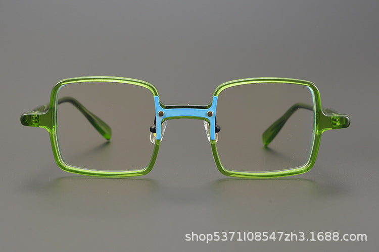 Retro Square Large Frame Glasses