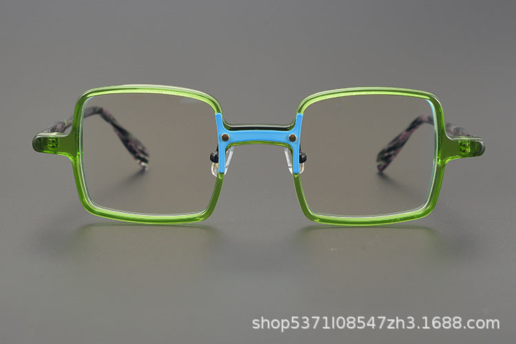 Retro Square Large Frame Glasses