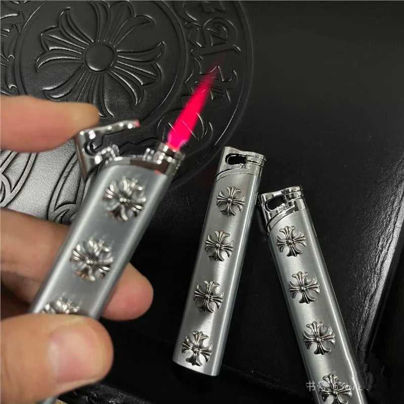 chromen harten geborstelde heavy metal aansteker