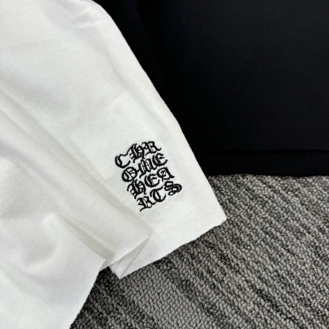 Chrome Hearts Embroidered Cross Women's Short-Sleeve T-Shirt