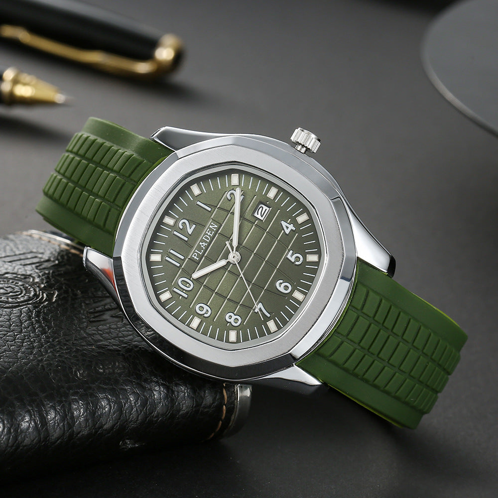Grenade Luminous Silicone Strap Quartz Watch