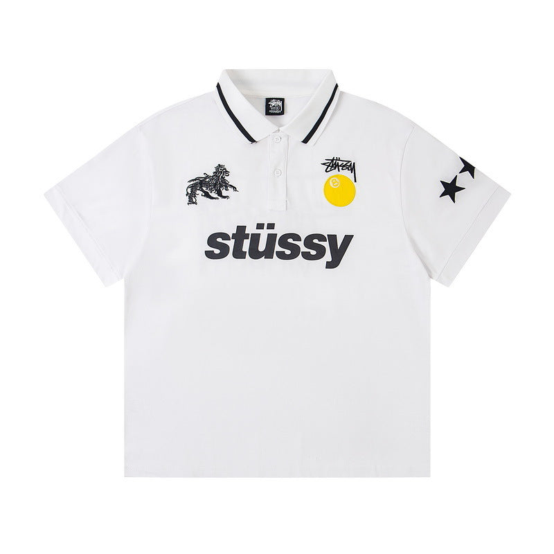 BAPE loose fit short-sleeved letter print t-shirt