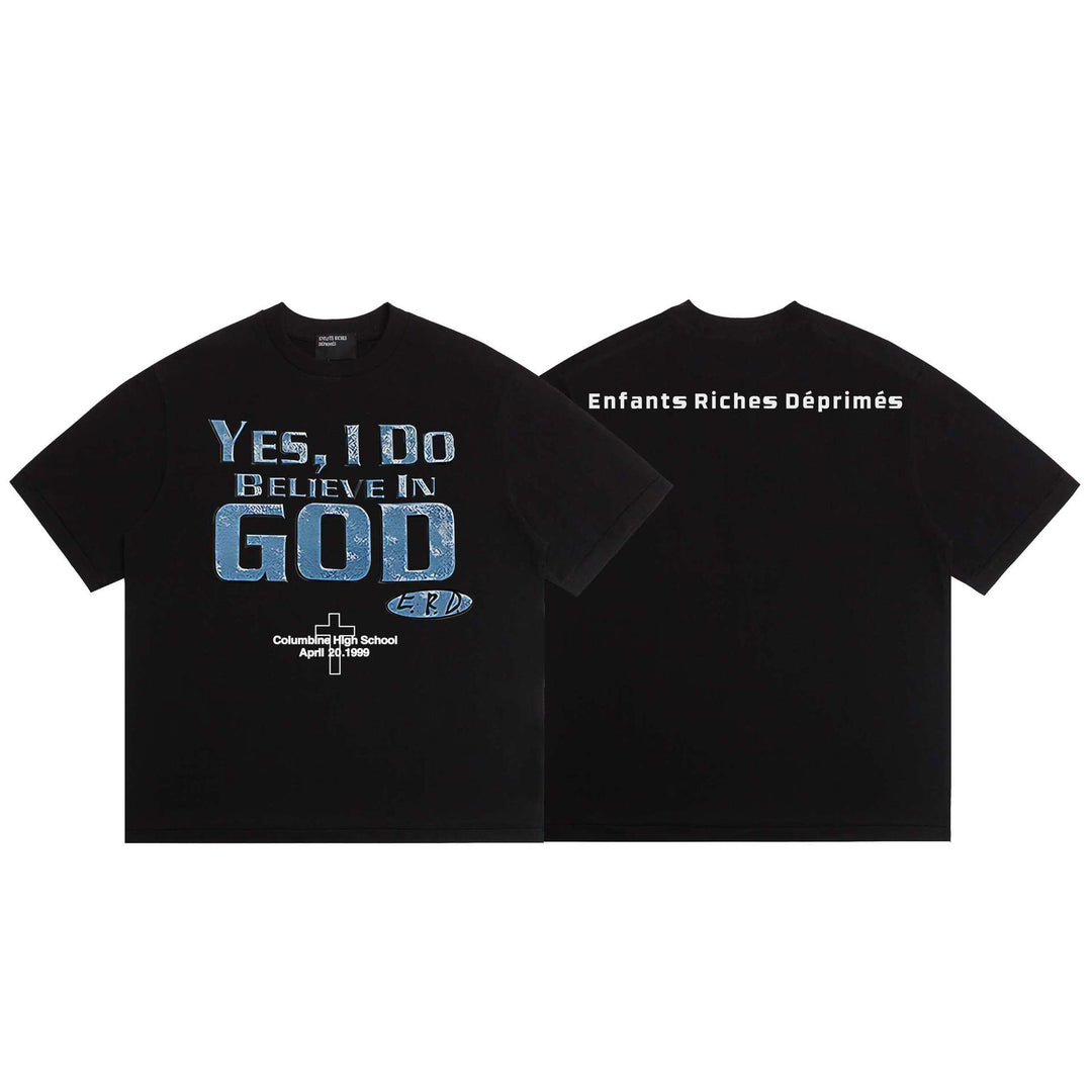 ERD Melancholy Rich Second Generation Print Short-Sleeve T-Shirt