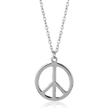 peace sign necklace