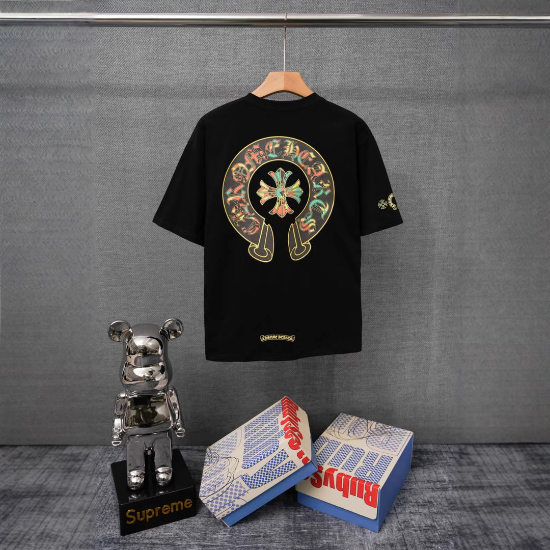 Chrome Hearts Summer Short-Sleeve Printed T-Shirt